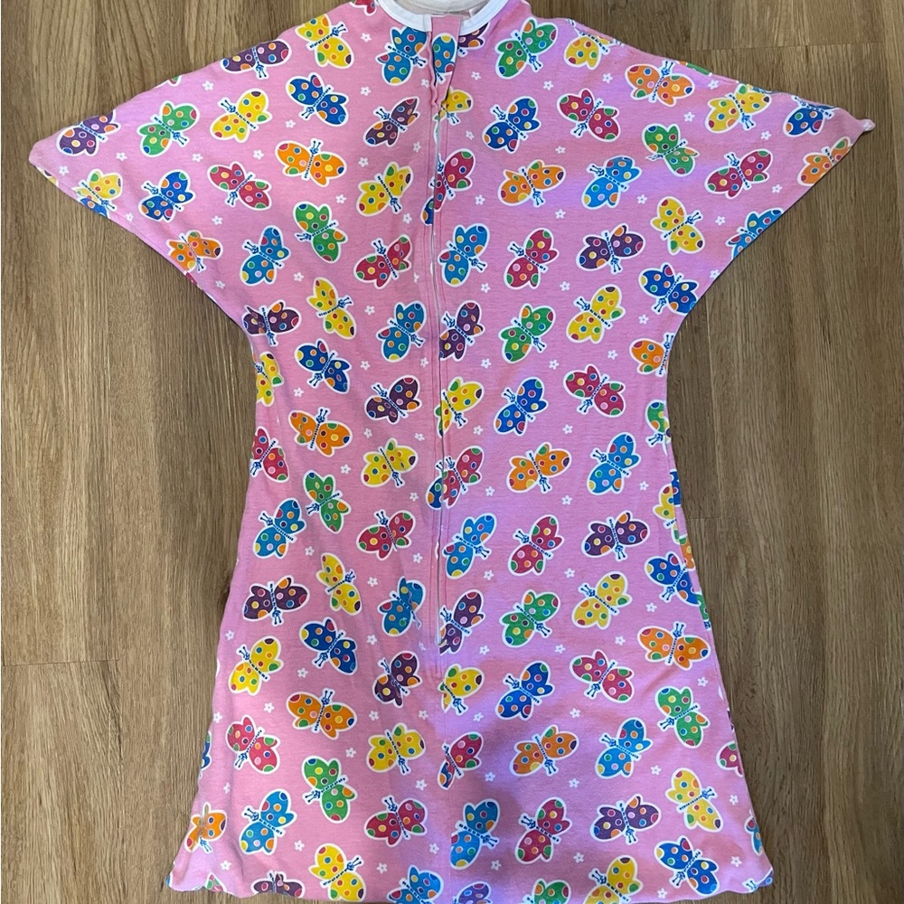 Zipadee Zip Sleepsack Size L pink butterfly